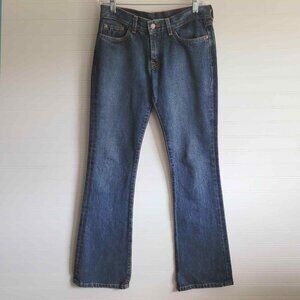 Lucky Brand Jeans Womens Size 2/26 Bootcut Cotton Dark Wash Blue Made in USA
